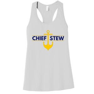 Chief Stew Aka Chief Stewardess Women's Racerback Tank