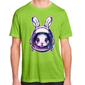 Cute Space Astronaut Bunny Rabbit Adult ChromaSoft Performance T-Shirt