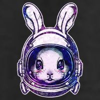 Cute Space Astronaut Bunny Rabbit Cool Comfort Performance Bucket Hat