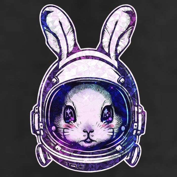 Cute Space Astronaut Bunny Rabbit Cool Comfort Performance Bucket Hat