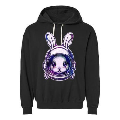 Cute Space Astronaut Bunny Rabbit Garment-Dyed Fleece Hoodie