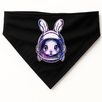 Cute Space Astronaut Bunny Rabbit USA-Made Doggie Bandana