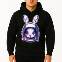 Cute Space Astronaut Bunny Rabbit Hoodie