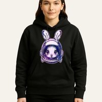 Cute Space Astronaut Bunny Rabbit Hoodie