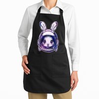 Cute Space Astronaut Bunny Rabbit Apron