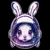 Cute Space Astronaut Bunny Rabbit Backpack