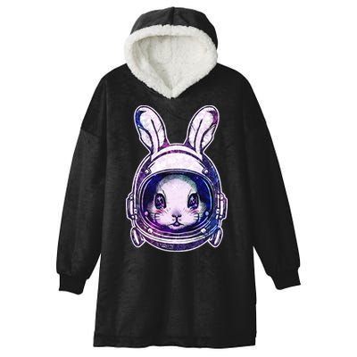 Cute Space Astronaut Bunny Rabbit Hooded Wearable Blanket