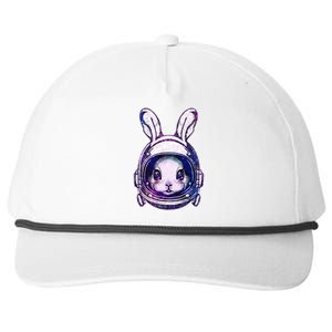 Cute Space Astronaut Bunny Rabbit Snapback Five-Panel Rope Hat