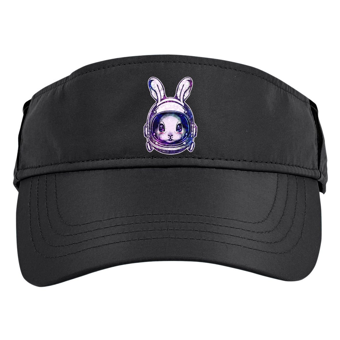 Cute Space Astronaut Bunny Rabbit Adult Drive Performance Visor