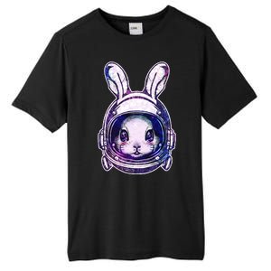 Cute Space Astronaut Bunny Rabbit Tall Fusion ChromaSoft Performance T-Shirt