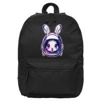 Cute Space Astronaut Bunny Rabbit 16 in Basic Backpack