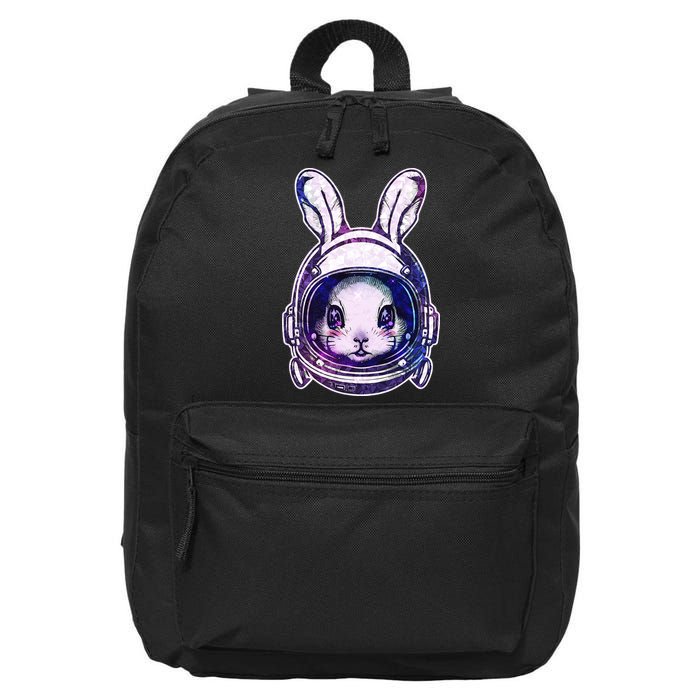 Cute Space Astronaut Bunny Rabbit 16 in Basic Backpack