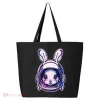 Cute Space Astronaut Bunny Rabbit 25L Jumbo Tote
