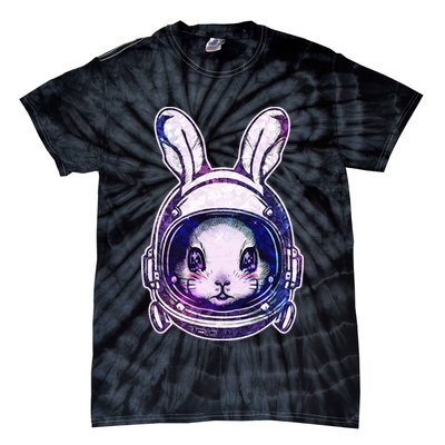 Cute Space Astronaut Bunny Rabbit Tie-Dye T-Shirt