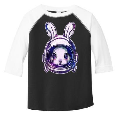 Cute Space Astronaut Bunny Rabbit Toddler Fine Jersey T-Shirt