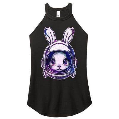 Cute Space Astronaut Bunny Rabbit Women's Perfect Tri Rocker Tank