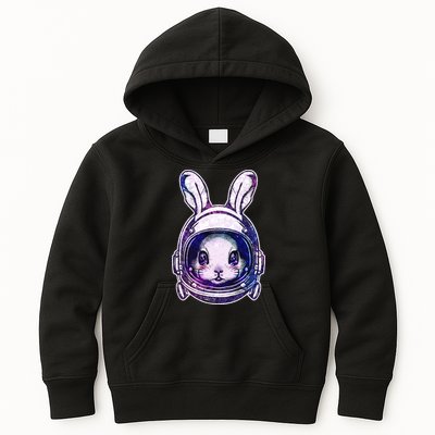 Cute Space Astronaut Bunny Rabbit Kids Hoodie