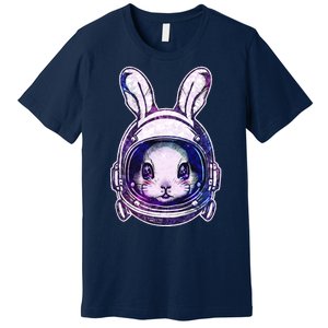 Cute Space Astronaut Bunny Rabbit Premium T-Shirt