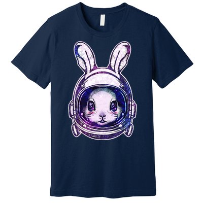 Cute Space Astronaut Bunny Rabbit Premium T-Shirt