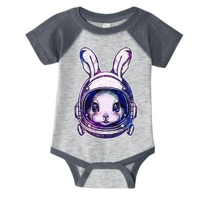 Cute Space Astronaut Bunny Rabbit Infant Baby Jersey Bodysuit