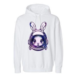 Cute Space Astronaut Bunny Rabbit Garment-Dyed Fleece Hoodie