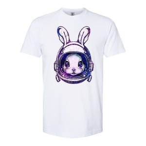 Cute Space Astronaut Bunny Rabbit Softstyle CVC T-Shirt