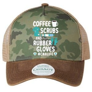 Coffee Scrubs And Rubber Gloves Cna Life Nursing Assistant Gift Legacy Tie Dye Trucker Hat