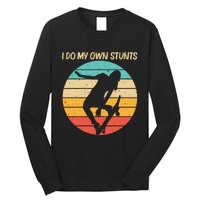 Cute Skateboarding Art For Skateboard Skateboarder Long Sleeve Shirt