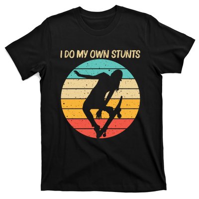 Cute Skateboarding Art For Skateboard Skateboarder T-Shirt