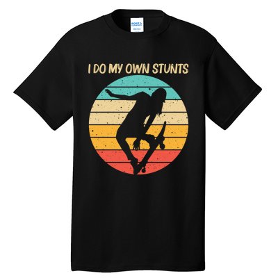 Cute Skateboarding Art For Skateboard Skateboarder Tall T-Shirt