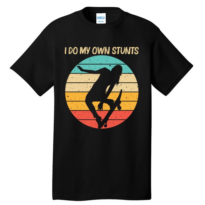 Cute Skateboarding Art For Skateboard Skateboarder Tall T-Shirt