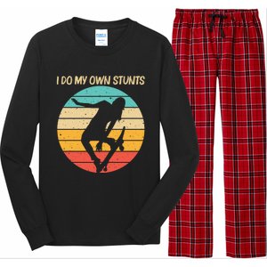 Cute Skateboarding Art For Skateboard Skateboarder Long Sleeve Pajama Set