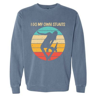 Cute Skateboarding Art For Skateboard Skateboarder Garment-Dyed Sweatshirt