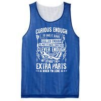 Curious Skilled And Clever Gift Funny Car Auto Truck Mechanic Meaningful Gift Mesh Reversible Basketball Jersey Tank