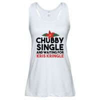 Chubby Single And Waiting For Kris Kringle Christmas Ladies Essential Flowy Tank