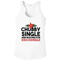 Chubby Single And Waiting For Kris Kringle Christmas Ladies PosiCharge Competitor Racerback Tank