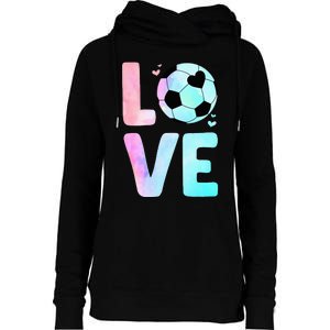 Cool Soccer Art For Themed Soccer Player Womens Funnel Neck Pullover Hood