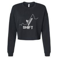 Cool Style Awesome Bicycle Cropped Pullover Crew