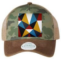 Cool Shape Abstract Singleton Iterator Legacy Tie Dye Trucker Hat