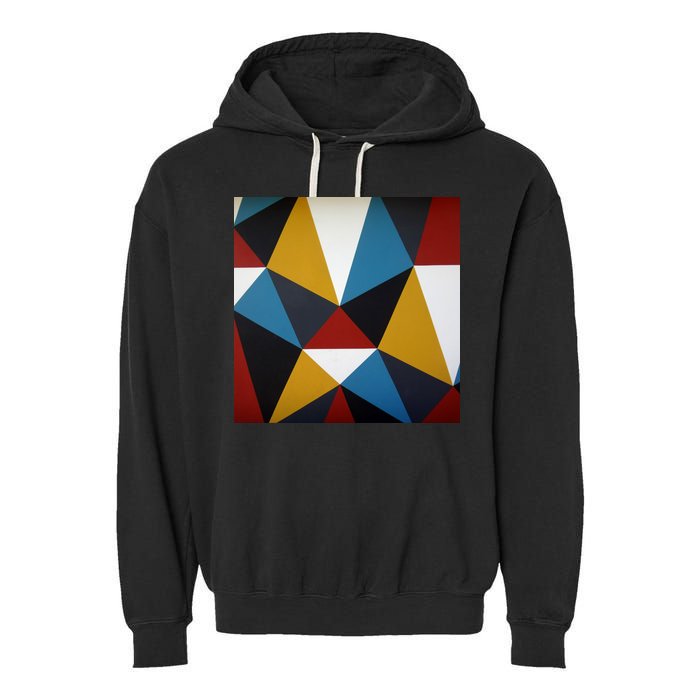 Cool Shape Abstract Singleton Iterator Garment-Dyed Fleece Hoodie