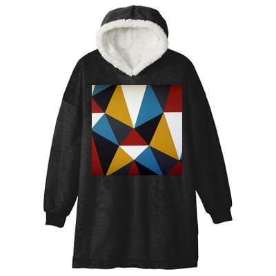 Cool Shape Abstract Singleton Iterator Hooded Wearable Blanket