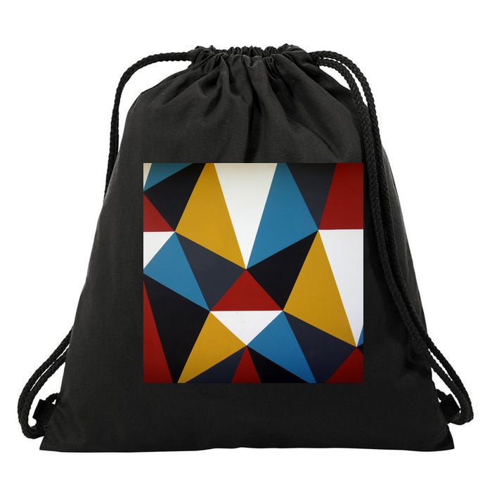 Cool Shape Abstract Singleton Iterator Drawstring Bag