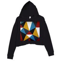 Cool Shape Abstract Singleton Iterator Crop Fleece Hoodie