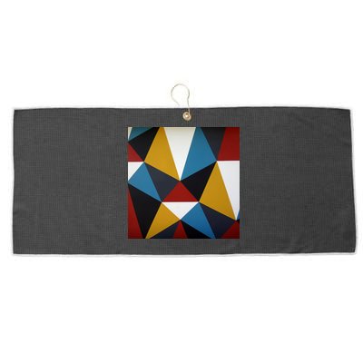 Cool Shape Abstract Singleton Iterator Large Microfiber Waffle Golf Towel