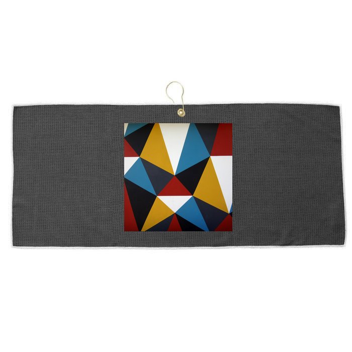 Cool Shape Abstract Singleton Iterator Large Microfiber Waffle Golf Towel