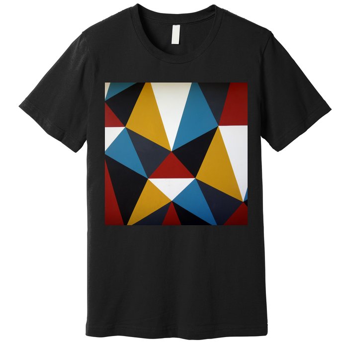 Cool Shape Abstract Singleton Iterator Premium T-Shirt