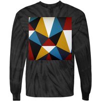 Cool Shape Abstract Singleton Iterator Tie-Dye Long Sleeve Shirt