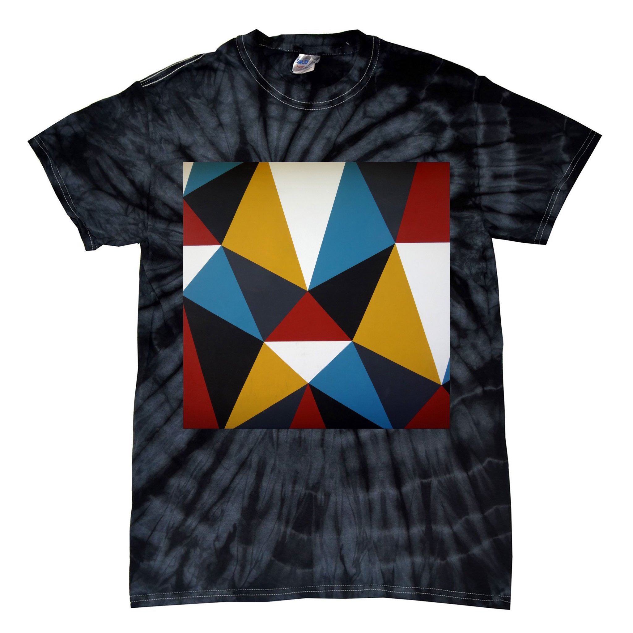 Cool Shape Abstract Singleton Iterator Tie-Dye T-Shirt