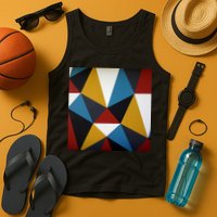 Cool Shape Abstract Singleton Iterator Tank Top