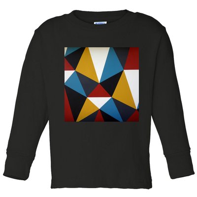 Cool Shape Abstract Singleton Iterator Toddler Long Sleeve Shirt